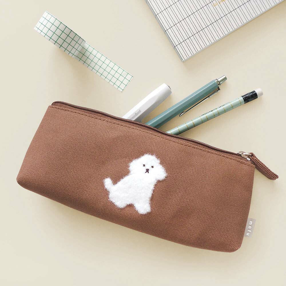 MOFUMOFU もふもふ ペンケース｜かわいい おしゃれ どうぶつ モフモフ 高校生 中学生 入学 シンプル 大容量｜MATOKA マトカ