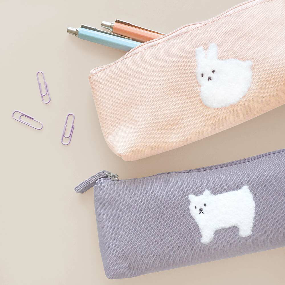 MOFUMOFU もふもふ ペンケース｜かわいい おしゃれ どうぶつ モフモフ 高校生 中学生 入学 シンプル 大容量｜MATOKA マトカ