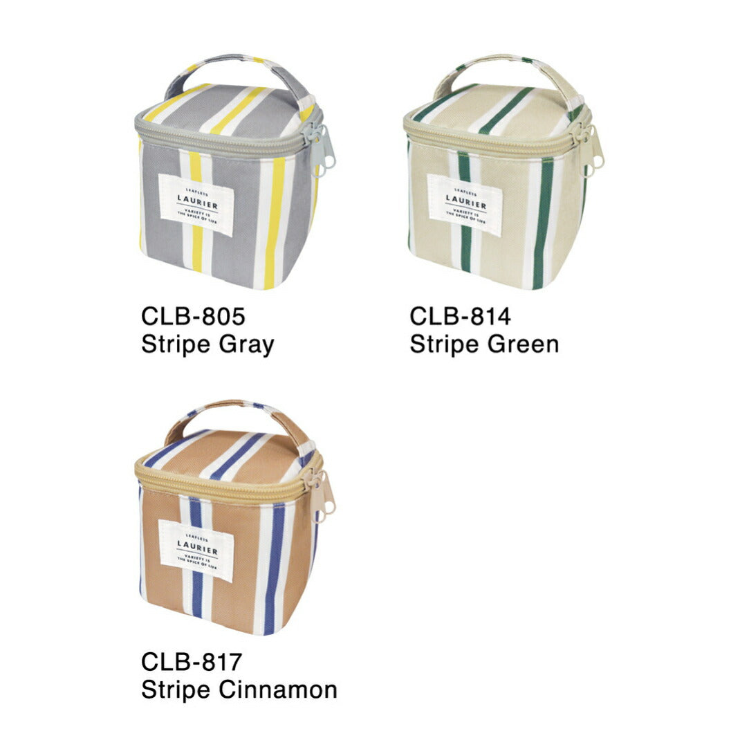 LAURIER ローリエ 保冷 保温 スクエア ランチバッグ｜コンパクト シンプル お弁当 ピクニック 行楽  保冷バッグ 保温バッグ 四角 キューブ 遠足 くすみカラーミモザ