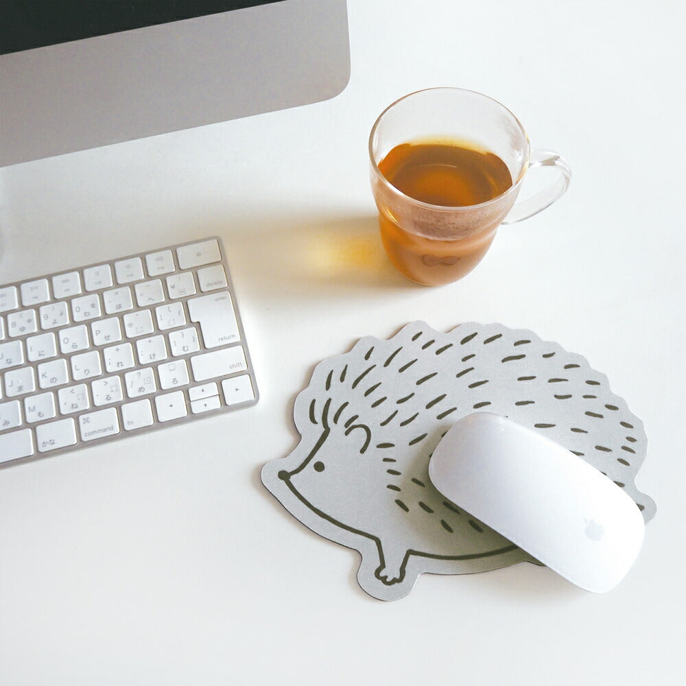 DIE-CUT MOUSE PAD ダイカット マウスパッド｜型抜き 薄い 動物 ネコ リス フクロウ ハリネズミ ラグトラ ラグクマ ファラオ 土偶 メジェド フェルメール ムンク ダ・ヴィンチ シマエナガ おばけ｜MATOKA マトカ