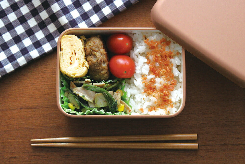 LAURIER ローリエ ランチボックス ミニ｜お弁当箱 ランチ シンプル ピクニック 遠足 行楽 くすみカラー パステル イエロー ベージュ パープル 大人 女子 男子 かわいい おしゃれ