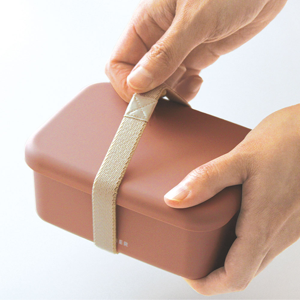 LAURIER ローリエ ランチボックス ミニ｜お弁当箱 ランチ シンプル ピクニック 遠足 行楽 くすみカラー パステル イエロー ベージュ パープル 大人 女子 男子 かわいい おしゃれ