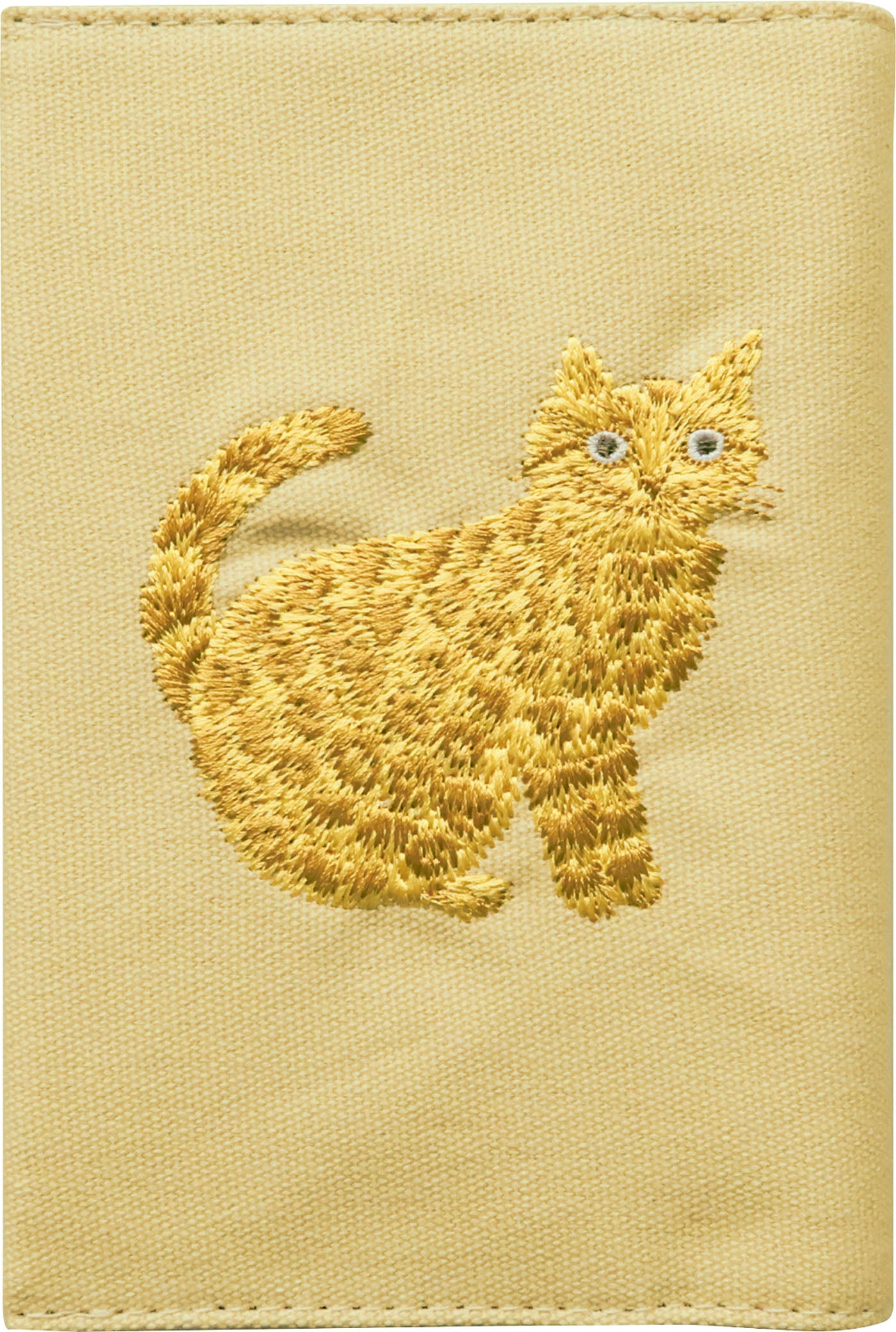 松尾ミユキ 刺繍ブックカバー｜BOOK COVER おしゃれ かわいい 動物 猫 ネコ シンプル 大人 上品 ブック 本 読書 刺繍 文庫 本 カバー｜MATOKA マトカ
