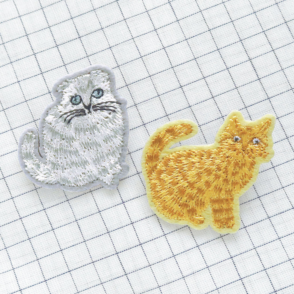 松尾ミユキ ブローチ｜BROOCH おしゃれ かわいい 動物 猫 ネコ シンプル 大人 上品 刺繍 ダイカット アクセサリー｜MATOKA マトカ
