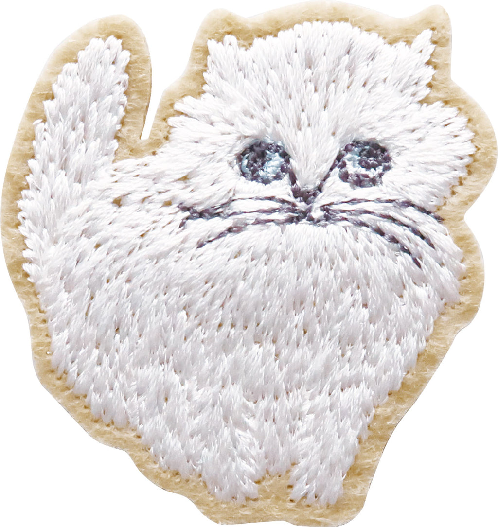 松尾ミユキ ブローチ｜BROOCH おしゃれ かわいい 動物 猫 ネコ シンプル 大人 上品 刺繍 ダイカット アクセサリー｜MATOKA マトカ