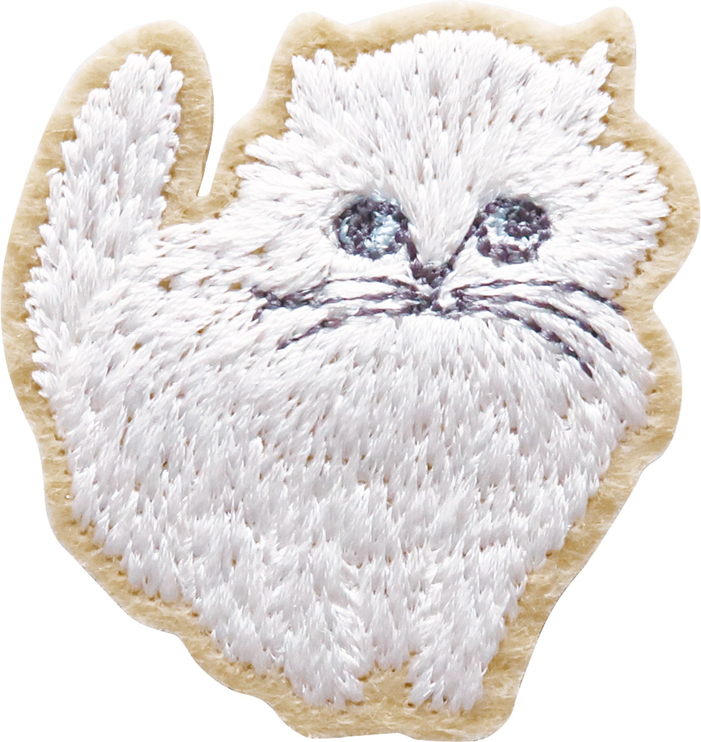 松尾ミユキ ブローチ｜BROOCH おしゃれ かわいい 動物 猫 ネコ シンプル 大人 上品 刺繍 ダイカット アクセサリー｜MATOKA マトカ