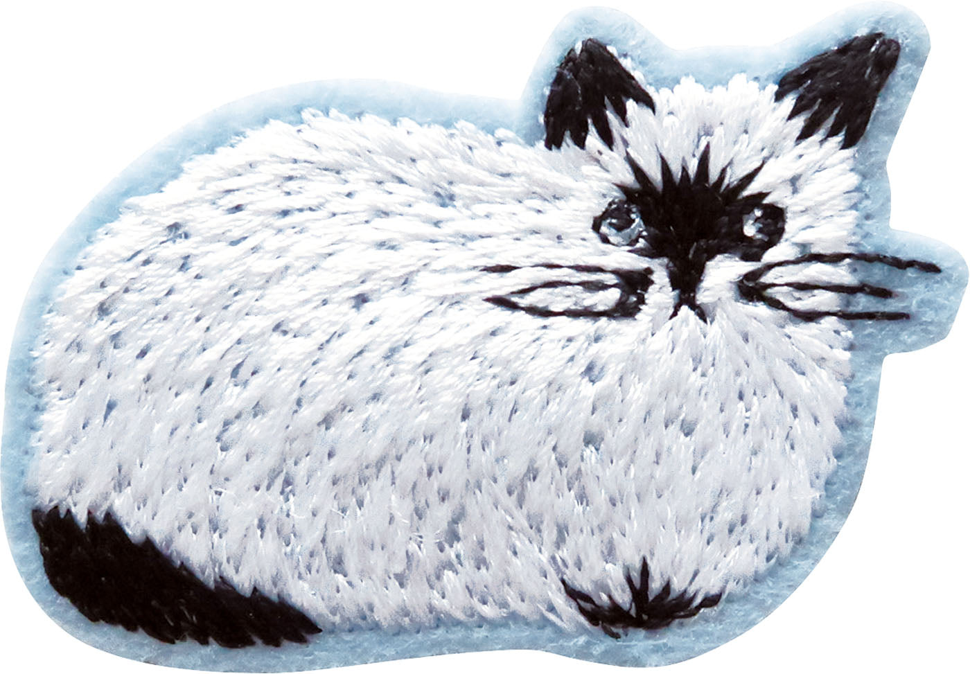 松尾ミユキ ブローチ｜BROOCH おしゃれ かわいい 動物 猫 ネコ シンプル 大人 上品 刺繍 ダイカット アクセサリー｜MATOKA マトカ