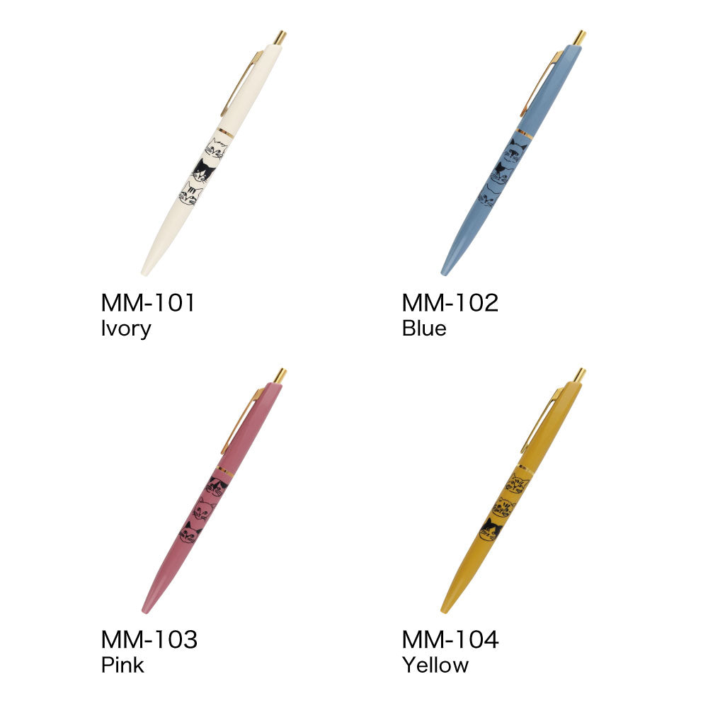 松尾ミユキ ボールペン｜BALLPOINT PEN おしゃれ かわいい 動物 猫 ネコ シンプル 大人 上品 日本製 0.5mm｜MATOKA マトカ
