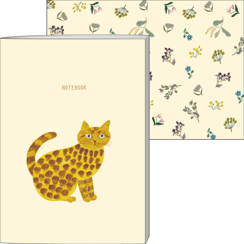 松尾ミユキ ノート｜NOTEBOOK おしゃれ かわいい 動物 猫 ネコ フラワー シンプル 大人 上品 勉強 メモ A5 A罫 日本製｜MATOKA マトカ