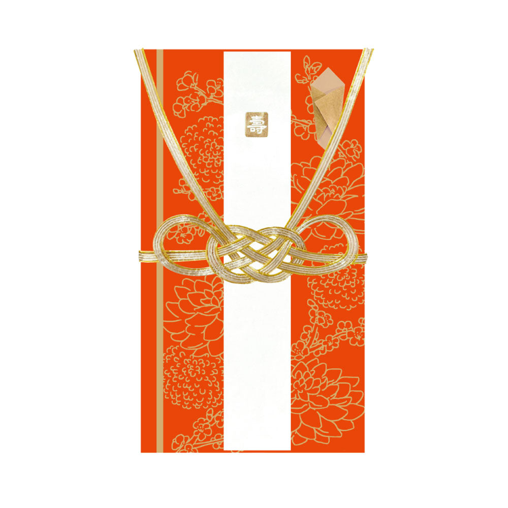 HANAGATAMI はながたみ ご祝儀袋｜結婚式 結婚 お祝い 御祝儀 花言葉 上品 華やか シンプル 大人 箔押し 贈り物 縁起 花 フラワー｜MATOKA マトカ