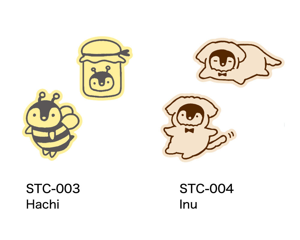 KIGURUMI 着ぐるみ ダイカットステッカー｜STICKER シール ステッカー 可愛い おしゃれ 動物 アニマル スマホケース パソコン スーツケース 車 ウサギ 恐竜 ハチ 犬 猫 サメ｜MATOKA マトカ