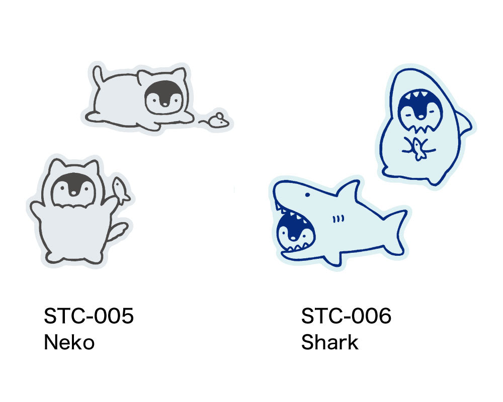 KIGURUMI 着ぐるみ ダイカットステッカー｜STICKER シール ステッカー 可愛い おしゃれ 動物 アニマル スマホケース パソコン スーツケース 車 ウサギ 恐竜 ハチ 犬 猫 サメ｜MATOKA マトカ