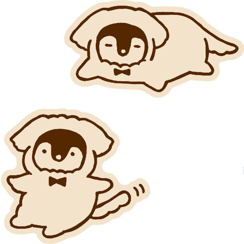 KIGURUMI 着ぐるみ ダイカットステッカー｜STICKER シール ステッカー 可愛い おしゃれ 動物 アニマル スマホケース パソコン スーツケース 車 ウサギ 恐竜 ハチ 犬 猫 サメ｜MATOKA マトカ
