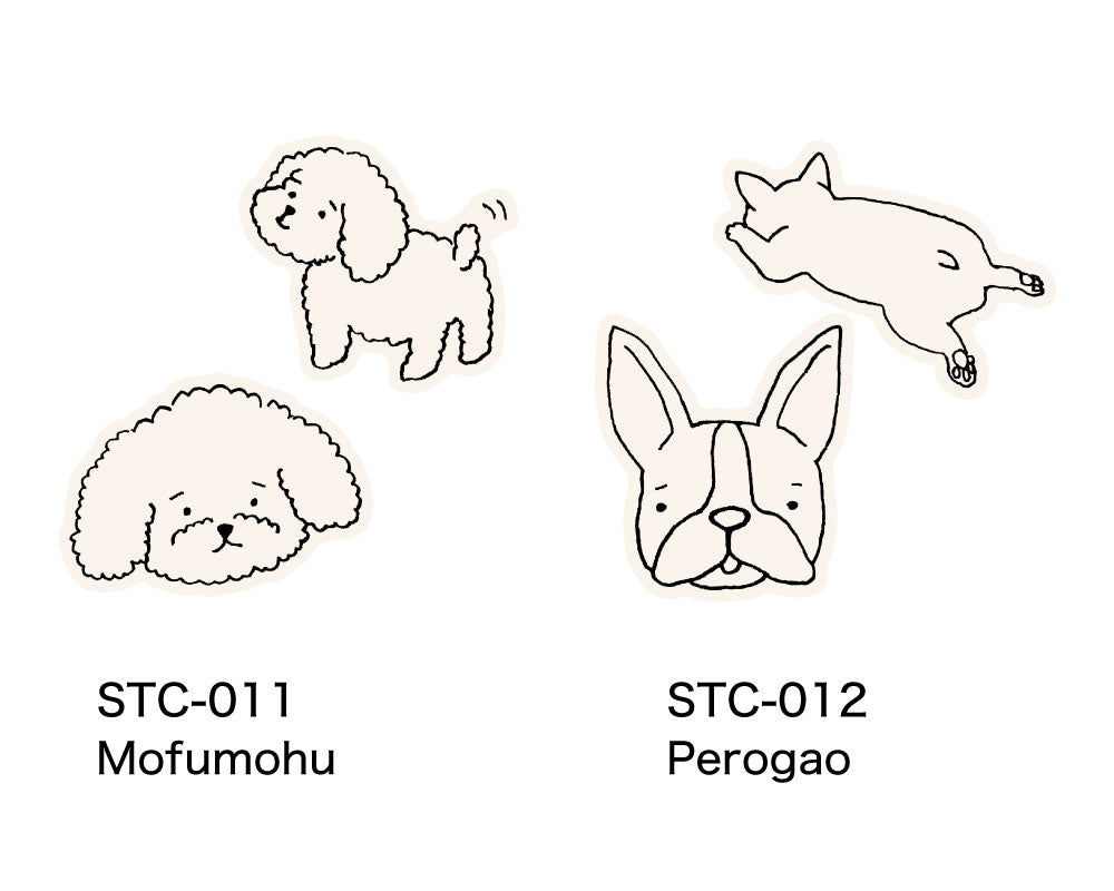 TICKLE ティックル ダイカットステッカー｜STICKER シール 可愛い おしゃれ 動物 アニマル スマホケース パソコン スーツケース 車 ネコ フクロウ リス カワウソ 犬｜MATOKA マトカ