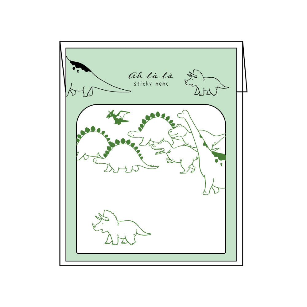 AH LA LA アララ ふせん｜付箋 おしゃれ かわいい 動物  大人 恐竜 ペンギン アヒル 羊 牛 スワン UFO ノート 勉強 仕事 個性的｜MATOKA マトカ