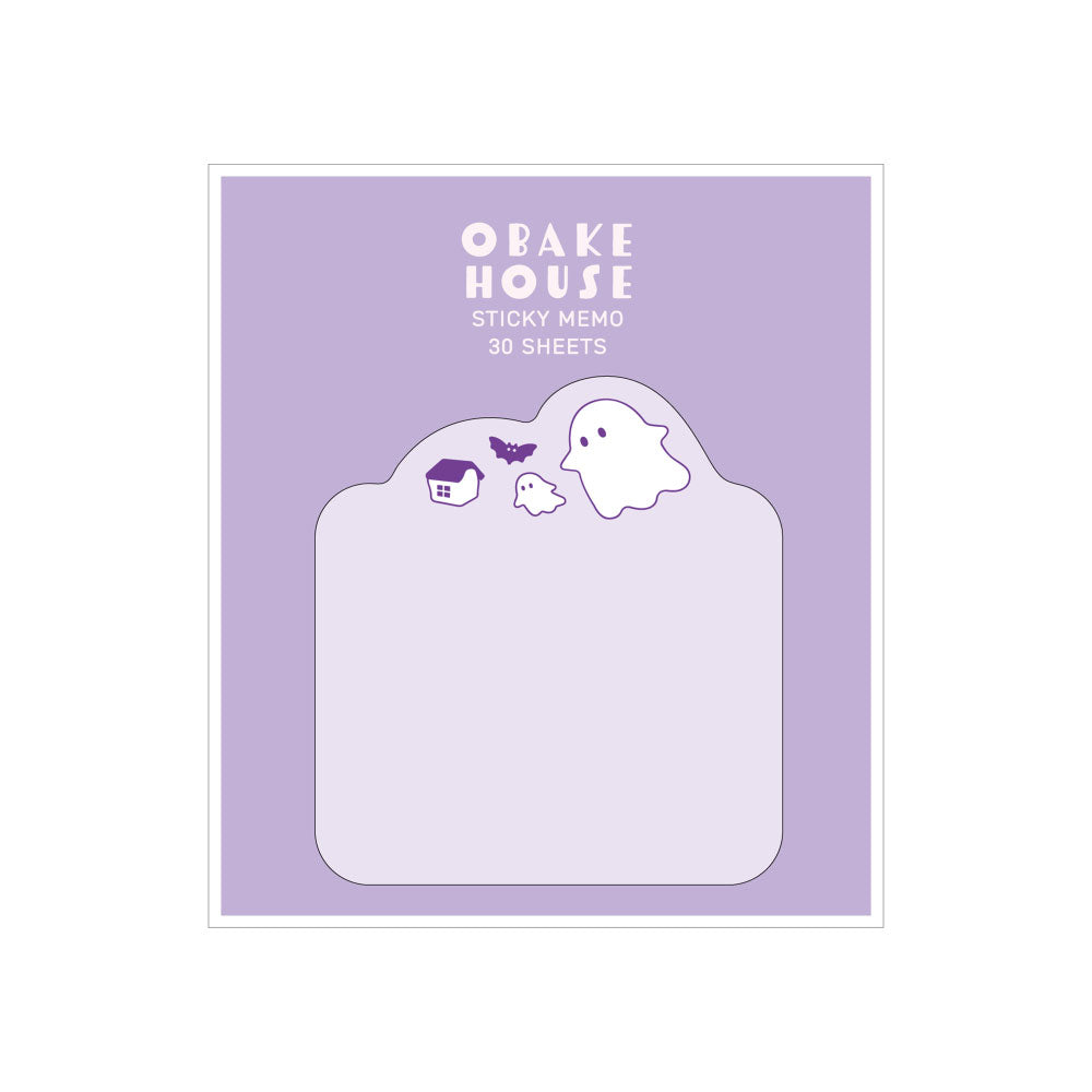 OBAKE おばけ ダイカットふせん｜付箋 おしゃれ かわいい シンプル お化け ゴースト カラフル ポップ ハロウィン｜MATOKA マトカ