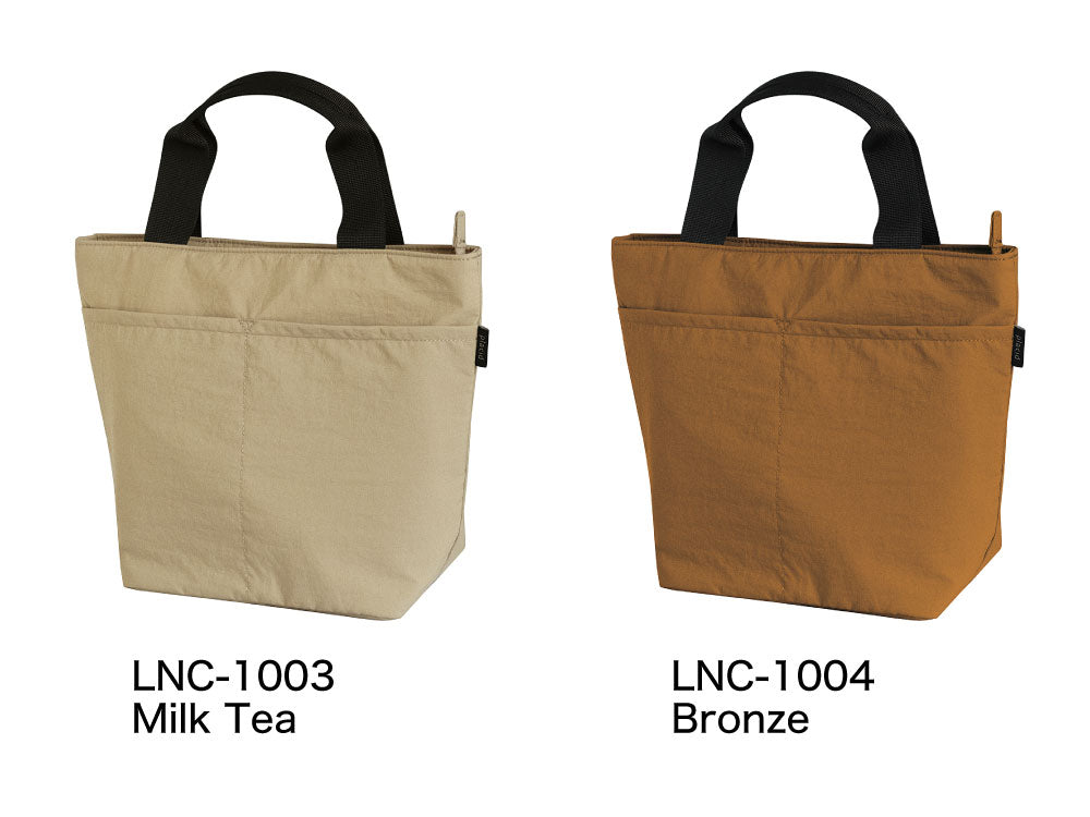 PLACID プラシド 保冷ランチトート｜ランチバッグ コンパクト シンプル お弁当袋 ピクニック 行楽 保冷バッグ マイバッグ くすみカラー 無地 大人 通勤 通学｜LEAFLETS