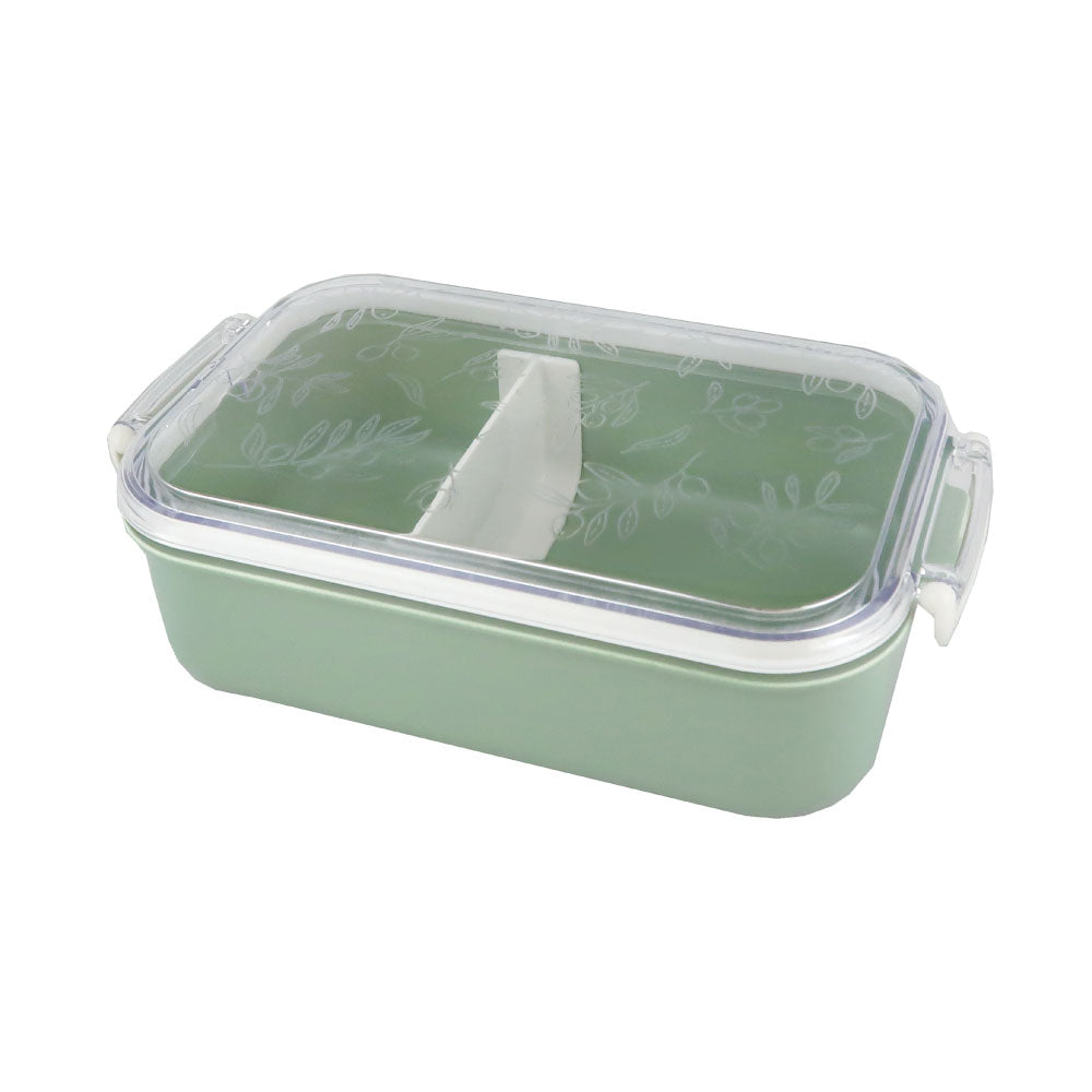 DELICAT LUNCH BOX デリカ ランチボックス｜お弁当箱 ランチ シンプル ピクニック 遠足 行楽 くすみカラー パステル 大人 女子 男子 かわいい おしゃれ フラワー ボタニカル 日本製｜LEAFLETS