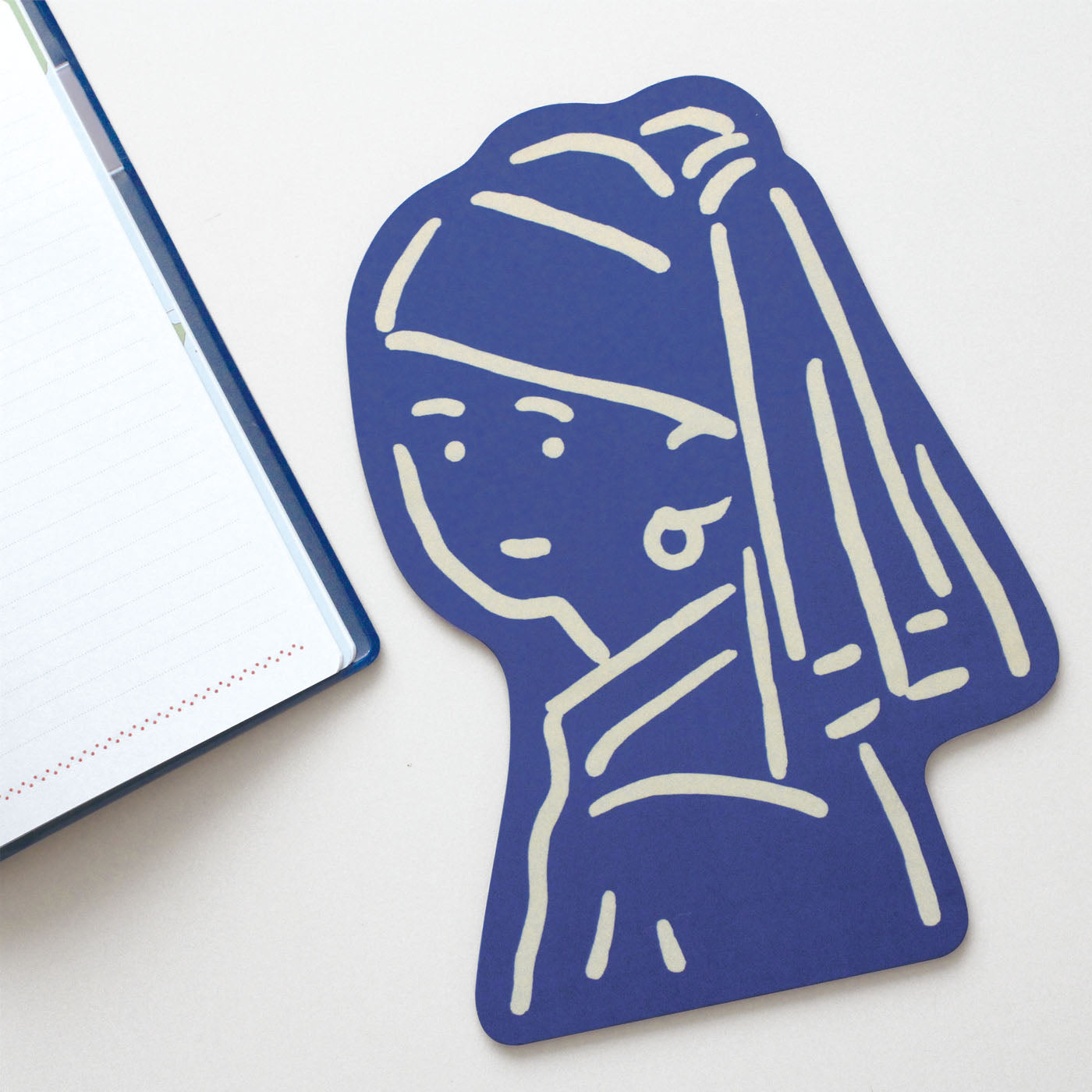 DIE-CUT MOUSE PAD ダイカット マウスパッド｜型抜き 薄い 動物 ネコ リス フクロウ ハリネズミ ラグトラ ラグクマ ファラオ 土偶 メジェド フェルメール ムンク ダ・ヴィンチ シマエナガ おばけ｜MATOKA マトカ