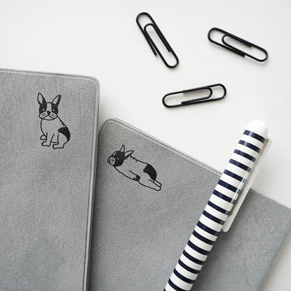 手帳 2026 マトカ 2026年1月始まり ダイアリー スケジュール帳｜新書判 コンパクトマンスリー（月間ブロック）『ブレイクタイム｜BREAK TIME』｜干支 ウマ ネコ カワウソ フレンチブル