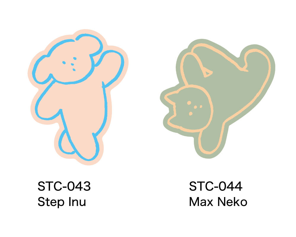 BREAKING ANIMAL ブレイキン アニマル ダイカットステッカー｜STICKER シール 可愛い おしゃれ  スマホケース パソコン スーツケース キャリーケース 車 ダンス 動物 アニマル 犬 猫 ペンギン クマ ウサギ｜MATOKA マトカ