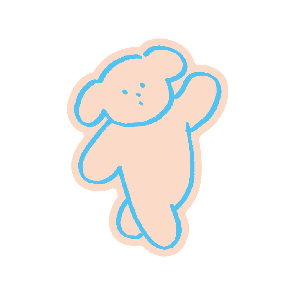 BREAKING ANIMAL ブレイキン アニマル ダイカットステッカー｜STICKER シール 可愛い おしゃれ  スマホケース パソコン スーツケース キャリーケース 車 ダンス 動物 アニマル 犬 猫 ペンギン クマ ウサギ｜MATOKA マトカ
