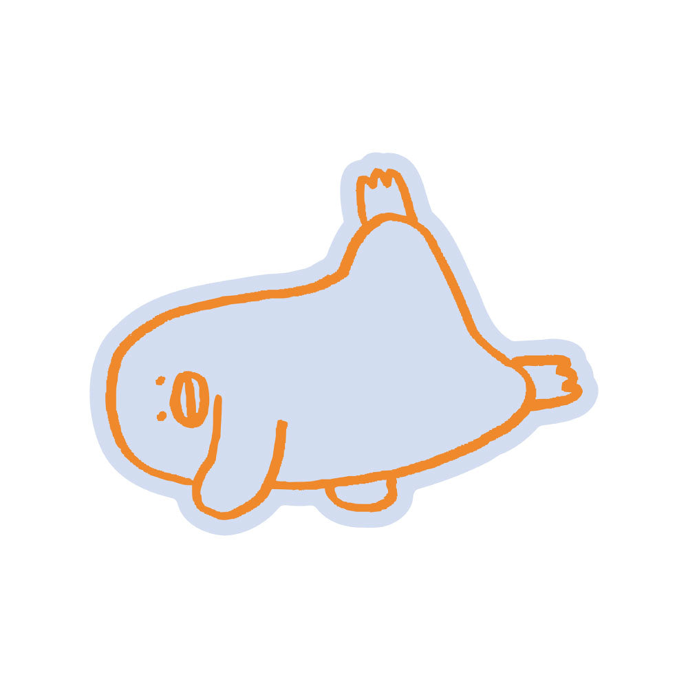 BREAKING ANIMAL ブレイキン アニマル ダイカットステッカー｜STICKER シール 可愛い おしゃれ  スマホケース パソコン スーツケース キャリーケース 車 ダンス 動物 アニマル 犬 猫 ペンギン クマ ウサギ｜MATOKA マトカ