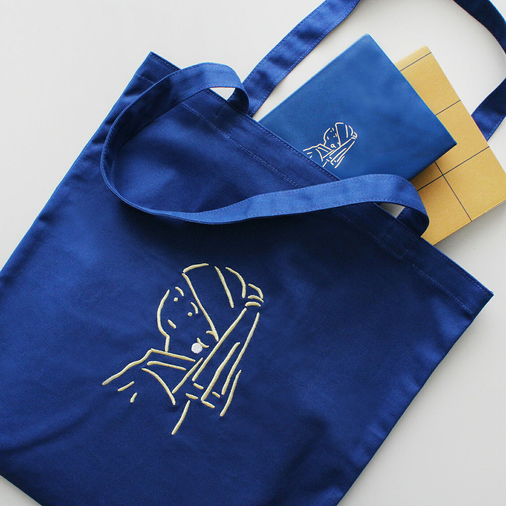 CANVAS TOTE BAG キャンバストートバッグ A｜トート キャンバス 刺繍 大きめ カバン バッグ 動物 アニマル マスターピース 猫 恐竜 アート 絵画 フェルメール ゴッホ アート 犬 ゴリラ｜MATOKA マトカ