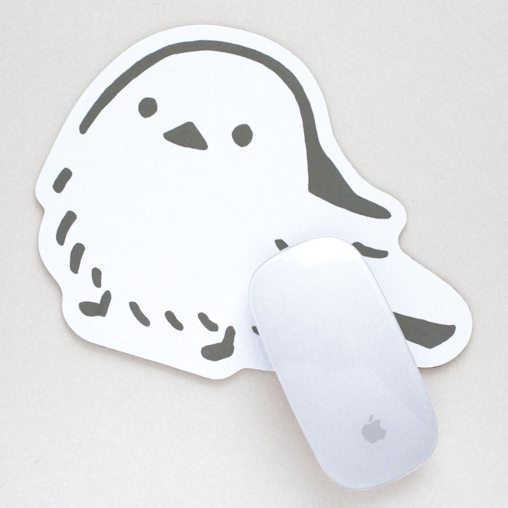 DIE-CUT MOUSE PAD ダイカット マウスパッド｜型抜き 薄い 動物 ネコ リス フクロウ ハリネズミ ラグトラ ラグクマ ファラオ 土偶 メジェド フェルメール ムンク ダ・ヴィンチ シマエナガ おばけ｜MATOKA マトカ