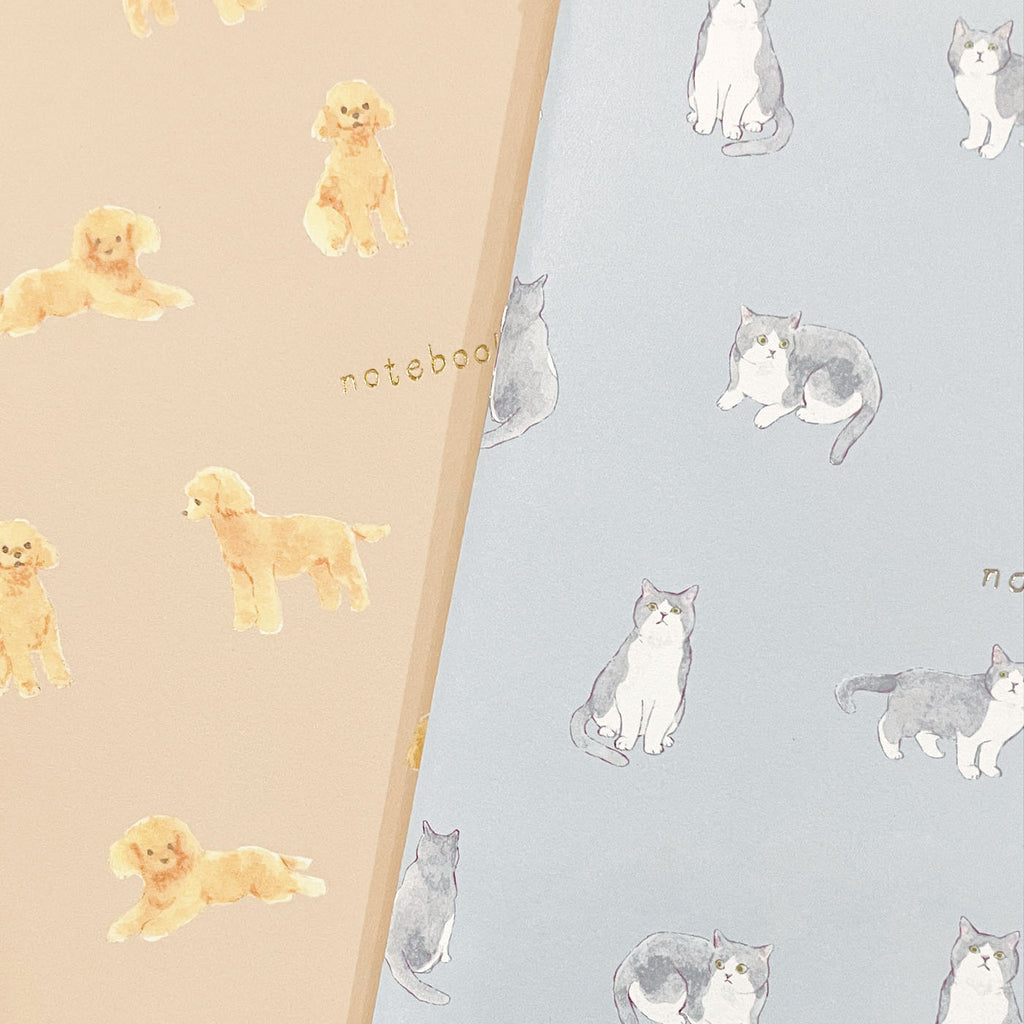 EVERYDAY NOTEBOOK エブリデイノート A5｜おしゃれ かわいい 高校生 中学生 入学 シンプル 動物 犬 猫 クマ 花 スズラン ミモザ フラワー 方眼 魚 シマエナガ 恐竜 ダイナソー ｜MATOKA マトカ