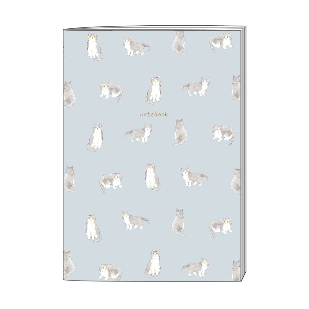 EVERYDAY NOTEBOOK エブリデイノート A5｜おしゃれ かわいい 高校生 中学生 入学 シンプル 動物 犬 猫 クマ 花 スズラン ミモザ フラワー 方眼 魚 シマエナガ 恐竜 ダイナソー ｜MATOKA マトカ