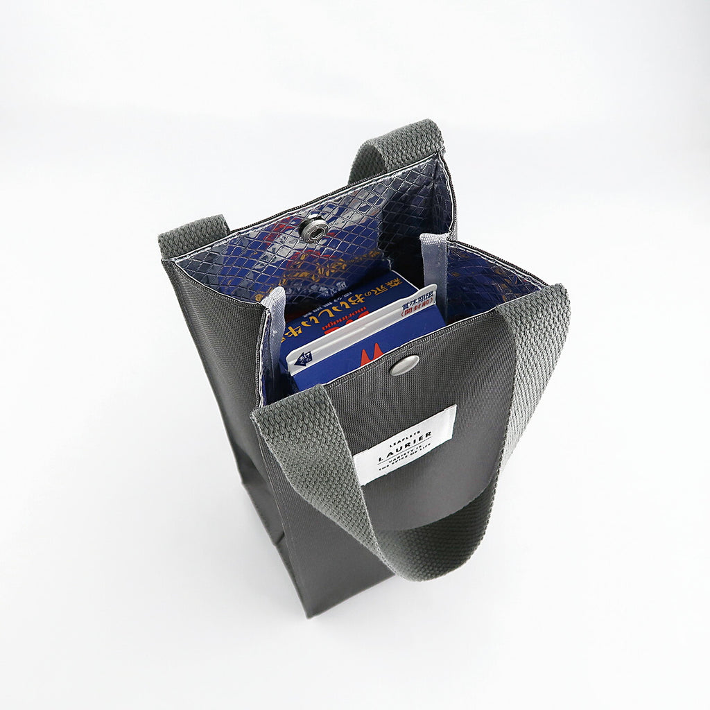 LAURIER ローリエ ボトルバッグ｜BOTTLE BAG コンパクト シンプル ピクニック 行楽 保冷バッグ マイバッグ くすみカラー 無地 大人 通勤 通学 ドリンクボトル タンブラー 牛乳パック ｜LEAFLETS