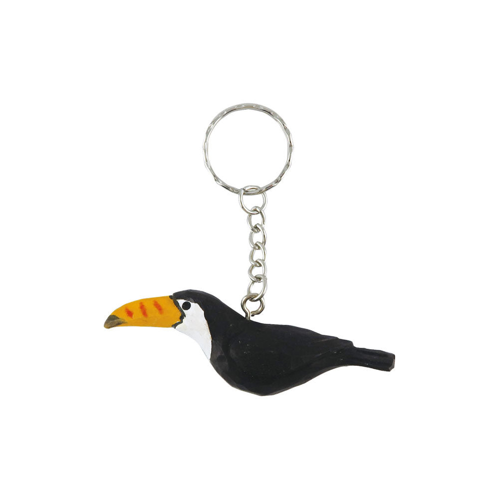 WOOD KEY RING ウッド キーリング｜鍵 キーホルダー アニマル 小物 動物 おしゃれ かわいい 木 木製 トラ ライオン 羊 シマウマ キリン 白クマ ペンギン シマエナガ 鳥 恐竜 アクセサリー キーチェーン｜MATOKA マトカ