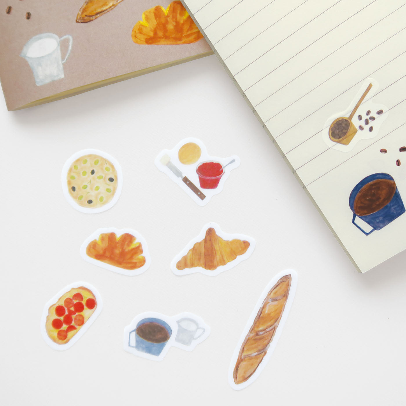 いわしまあゆ フレークシール｜おしゃれ かわいい スイーツ パン デザート イラスト アート 作家 和紙 和菓子 お菓子 ケーキ いちご ステッカー シール デコレーション ノート 手帳｜MATOKA マトカ