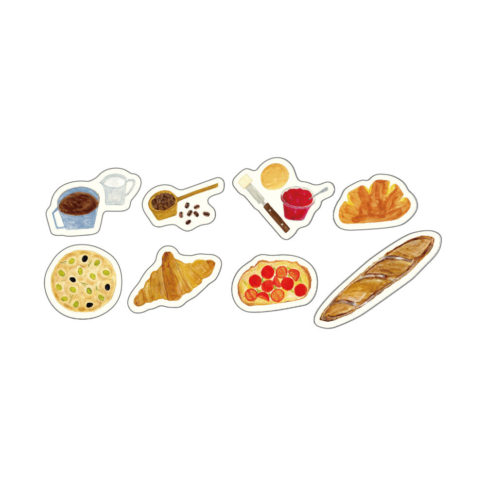 いわしまあゆ フレークシール｜おしゃれ かわいい スイーツ パン デザート イラスト アート 作家 和紙 和菓子 お菓子 ケーキ いちご ステッカー シール デコレーション ノート 手帳｜MATOKA マトカ