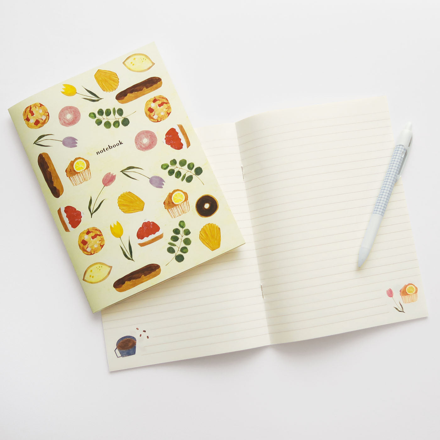 いわしまあゆ ノート｜NOTE BOOK おしゃれ かわいい スイーツ パン デザート イラスト アート 作家 和菓子 お菓子 ケーキ いちご ノート A5 フルカラー 持ち運び 勉強 仕事 日記 アイデア デザイン｜MATOKA マトカ