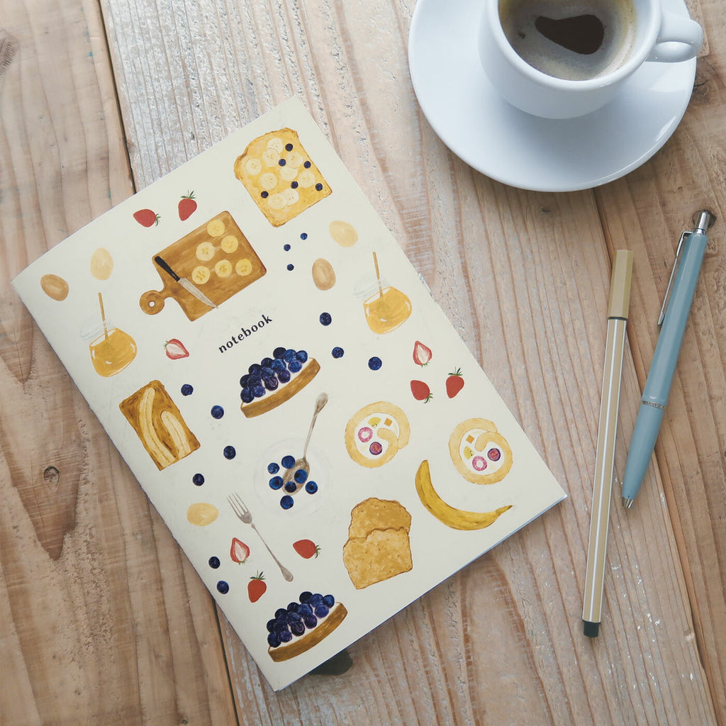 いわしまあゆ ノート｜NOTE BOOK おしゃれ かわいい スイーツ パン デザート イラスト アート 作家 和菓子 お菓子 ケーキ いちご ノート A5 フルカラー 持ち運び 勉強 仕事 日記 アイデア デザイン｜MATOKA マトカ