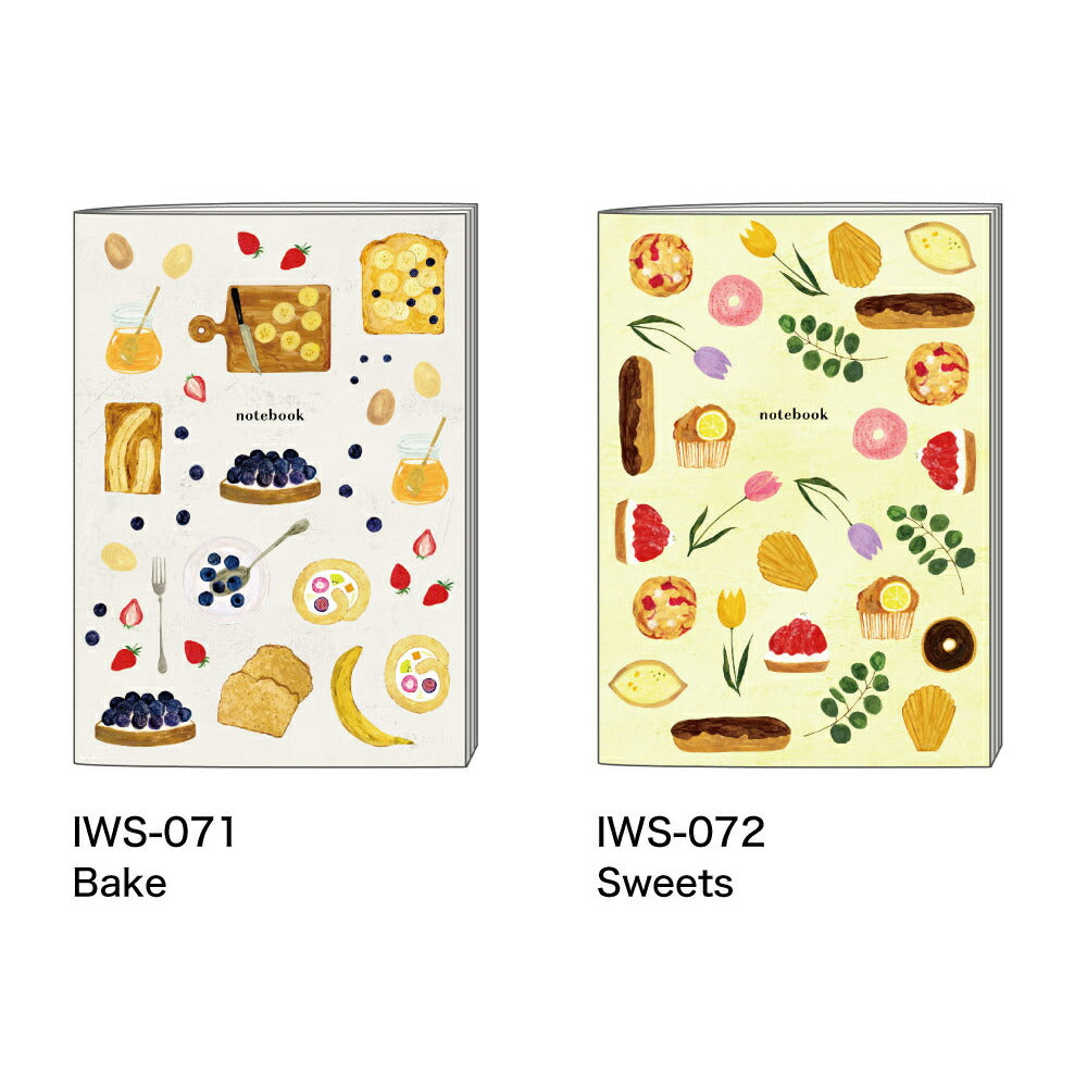 いわしまあゆ ノート｜NOTE BOOK おしゃれ かわいい スイーツ パン デザート イラスト アート 作家 和菓子 お菓子 ケーキ いちご ノート A5 フルカラー 持ち運び 勉強 仕事 日記 アイデア デザイン｜MATOKA マトカ