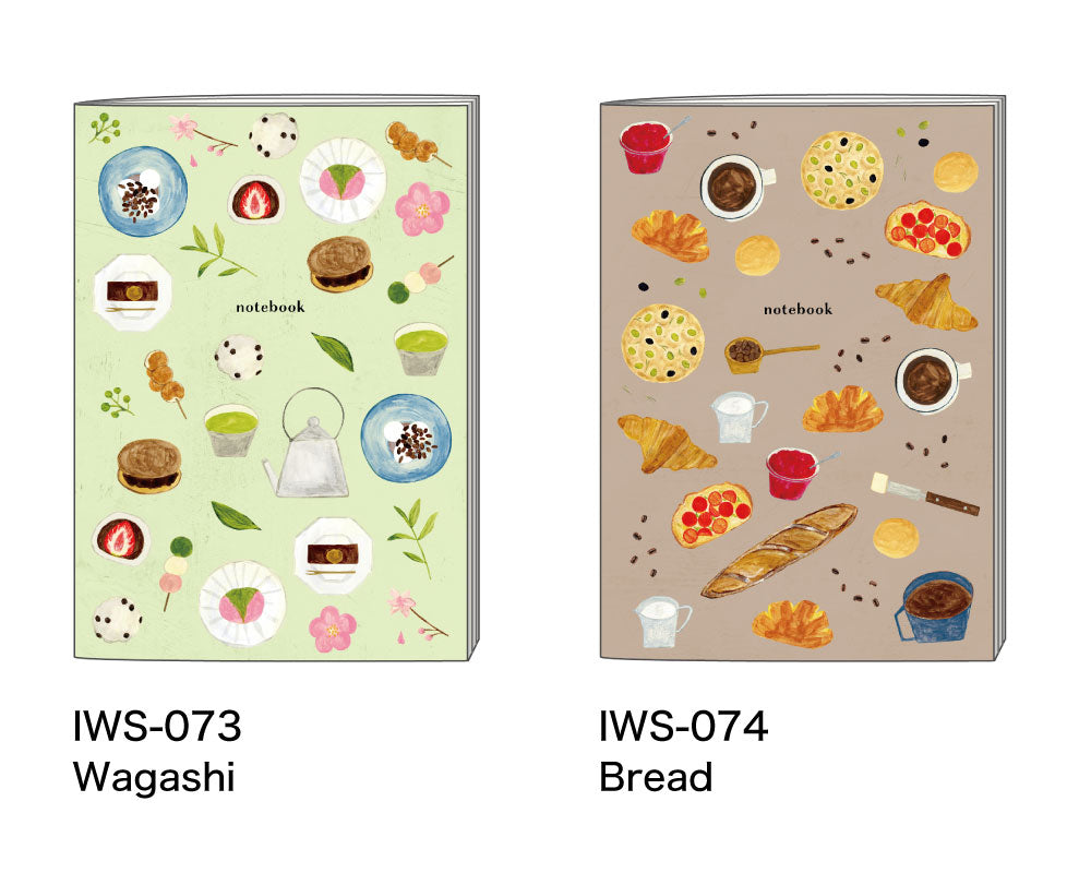 いわしまあゆ ノート｜NOTE BOOK おしゃれ かわいい スイーツ パン デザート イラスト アート 作家 和菓子 お菓子 ケーキ いちご ノート A5 フルカラー 持ち運び 勉強 仕事 日記 アイデア デザイン｜MATOKA マトカ
