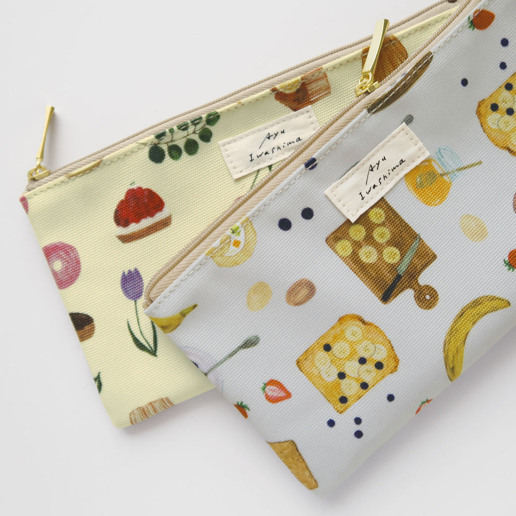 いわしまあゆ ペンケース｜PEN CASE おしゃれ かわいい スイーツ パン デザート イラスト アート 作家 和菓子 お菓子 ケーキ いちご 高校生 中学生 入学 筆箱 筆入れ メイクポーチ ポーチ 収納 大人｜MATOKA マトカ
