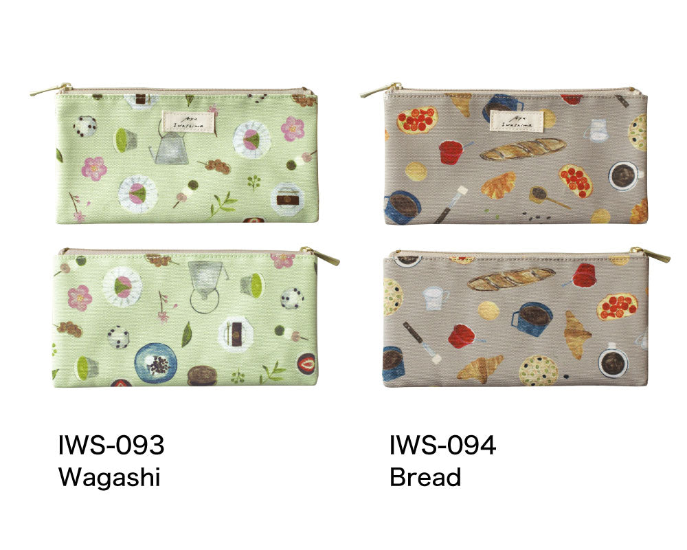 いわしまあゆ ペンケース｜PEN CASE おしゃれ かわいい スイーツ パン デザート イラスト アート 作家 和菓子 お菓子 ケーキ いちご 高校生 中学生 入学 筆箱 筆入れ メイクポーチ ポーチ 収納 大人｜MATOKA マトカ