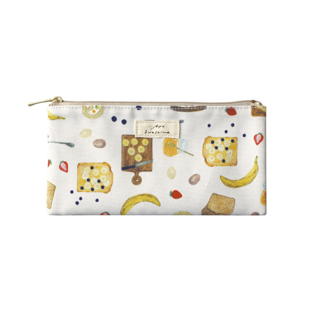 いわしまあゆ ペンケース｜PEN CASE おしゃれ かわいい スイーツ パン デザート イラスト アート 作家 和菓子 お菓子 ケーキ いちご 高校生 中学生 入学 筆箱 筆入れ メイクポーチ ポーチ 収納 大人｜MATOKA マトカ