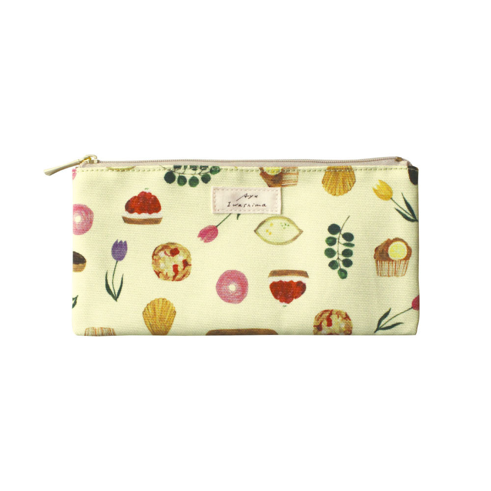 いわしまあゆ ペンケース｜PEN CASE おしゃれ かわいい スイーツ パン デザート イラスト アート 作家 和菓子 お菓子 ケーキ いちご 高校生 中学生 入学 筆箱 筆入れ メイクポーチ ポーチ 収納 大人｜MATOKA マトカ