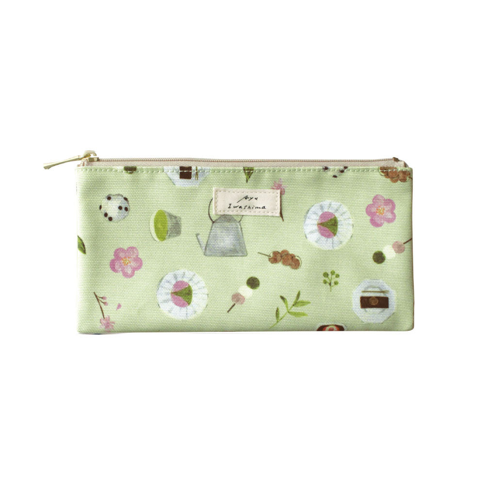 いわしまあゆ ペンケース｜PEN CASE おしゃれ かわいい スイーツ パン デザート イラスト アート 作家 和菓子 お菓子 ケーキ いちご 高校生 中学生 入学 筆箱 筆入れ メイクポーチ ポーチ 収納 大人｜MATOKA マトカ