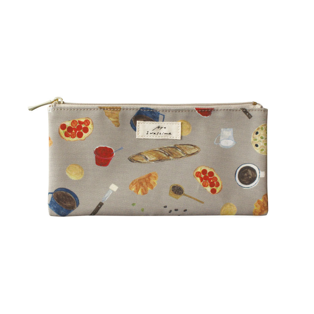 いわしまあゆ ペンケース｜PEN CASE おしゃれ かわいい スイーツ パン デザート イラスト アート 作家 和菓子 お菓子 ケーキ いちご 高校生 中学生 入学 筆箱 筆入れ メイクポーチ ポーチ 収納 大人｜MATOKA マトカ