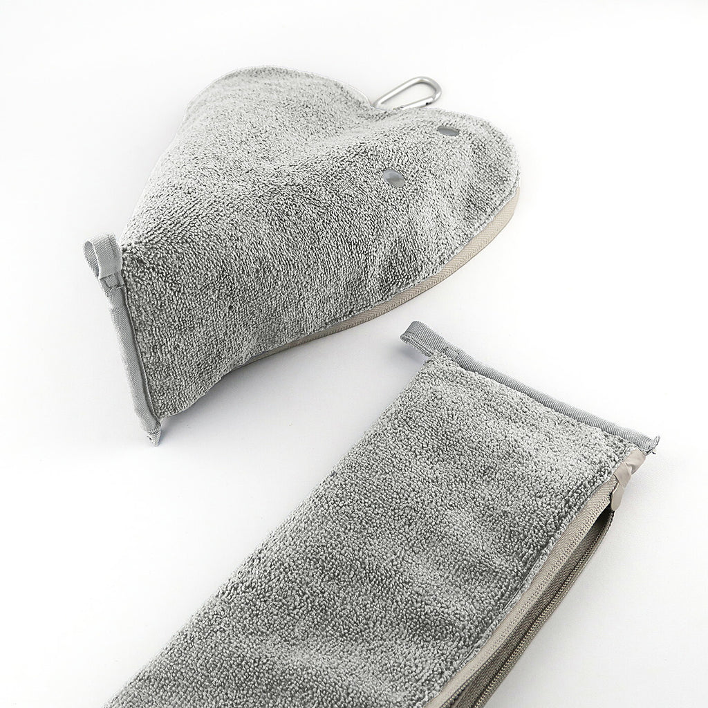 LAURIER ローリエ アンブレラポーチ｜UMBRELLA POUCH コンパクト シンプル ケース くすみカラー 無地 大人 通勤 通学 傘 雨 雨具 梅雨 日傘 便利 カラビナ折りたたみ傘 ボトルホルダー ｜LEAFLETS