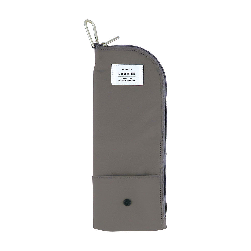 LAURIER ローリエ アンブレラポーチ｜UMBRELLA POUCH コンパクト シンプル ケース くすみカラー 無地 大人 通勤 通学 傘 雨 雨具 梅雨 日傘 便利 カラビナ折りたたみ傘 ボトルホルダー ｜LEAFLETS