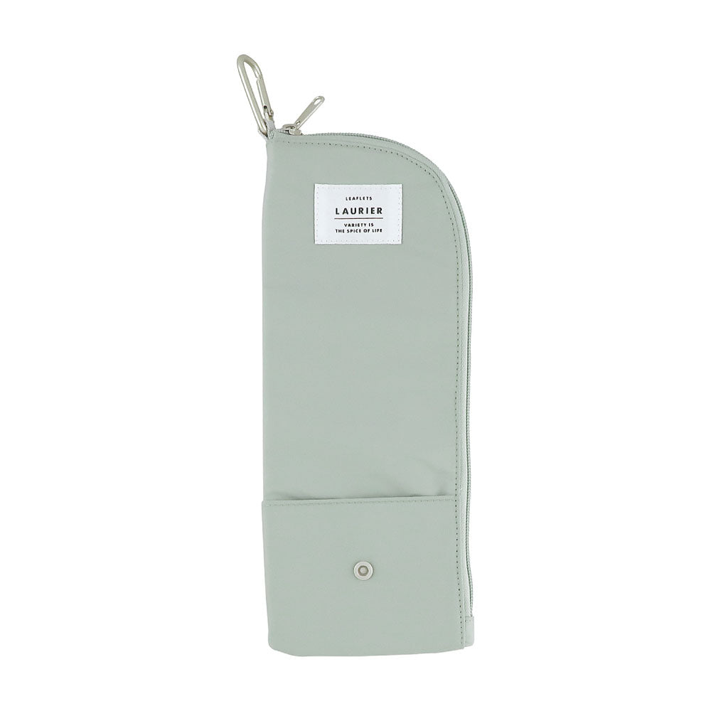 LAURIER ローリエ アンブレラポーチ｜UMBRELLA POUCH コンパクト シンプル ケース くすみカラー 無地 大人 通勤 通学 傘 雨 雨具 梅雨 日傘 便利 カラビナ折りたたみ傘 ボトルホルダー ｜LEAFLETS