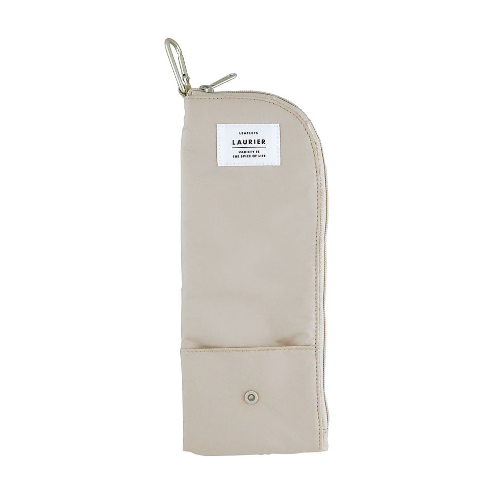 LAURIER ローリエ アンブレラポーチ｜UMBRELLA POUCH コンパクト シンプル ケース くすみカラー 無地 大人 通勤 通学 傘 雨 雨具 梅雨 日傘 便利 カラビナ折りたたみ傘 ボトルホルダー ｜LEAFLETS