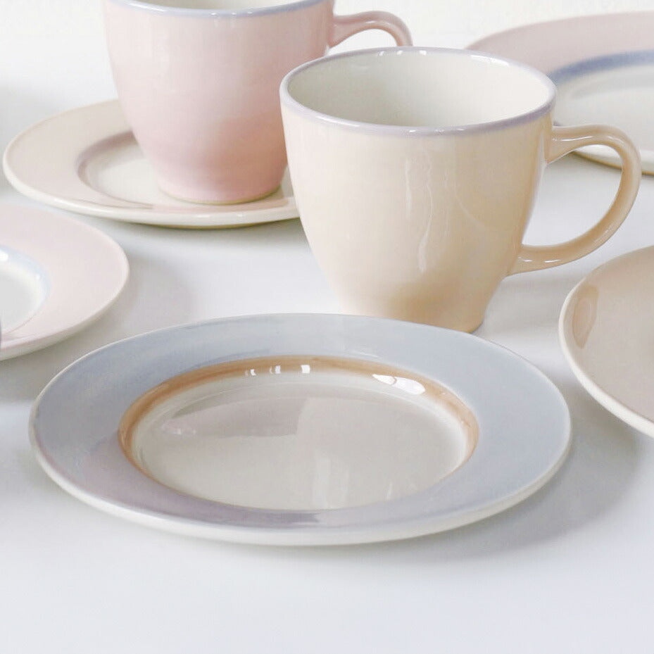 Paulette ポレット プレート｜食器 ティーセット 瀬戸焼 誕生日 ギフト プレゼント おしゃれ 可愛い 上品 陶器 日本製 ケーキ カフェ ティータイム 小皿 取り皿 デザート｜SERATA セラータ